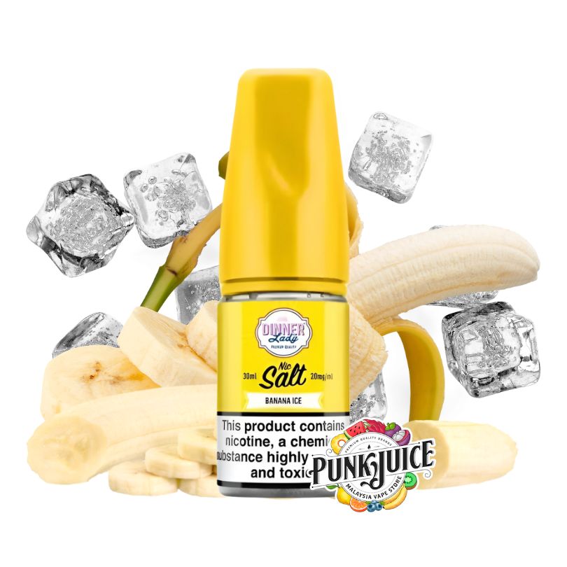 Dinner Lady - Banana Ice - Salt - 30ml