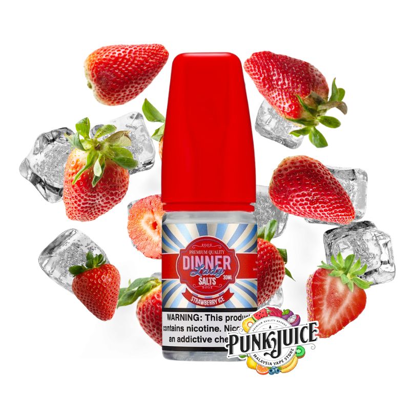 Dinner Lady - Strawberry Ice - Salt - 30ml