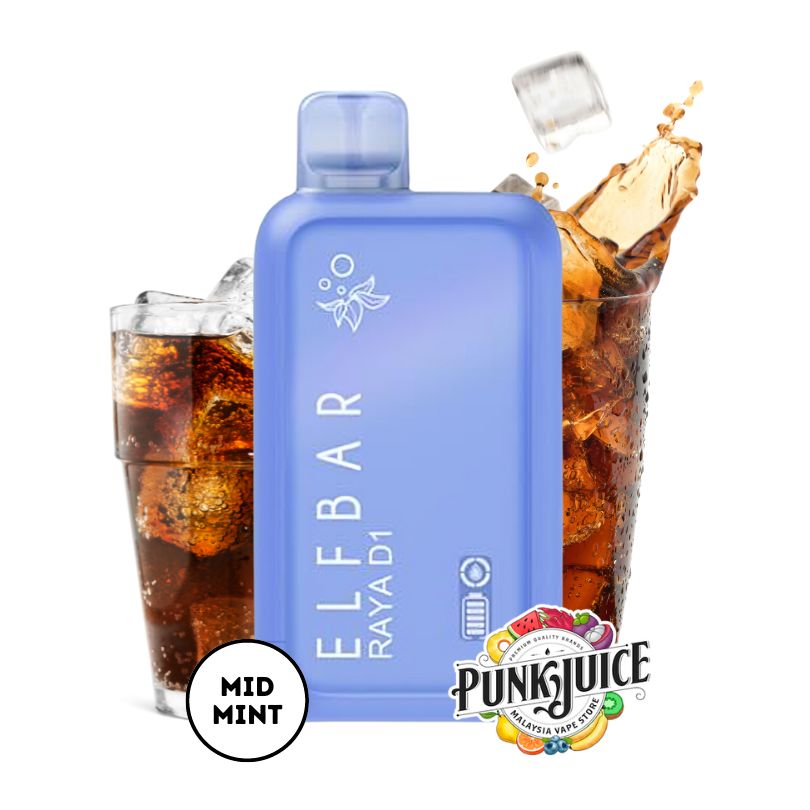 Elf Bar RAYA D1 (13K) 5% - LED Screen - Disposable Pod