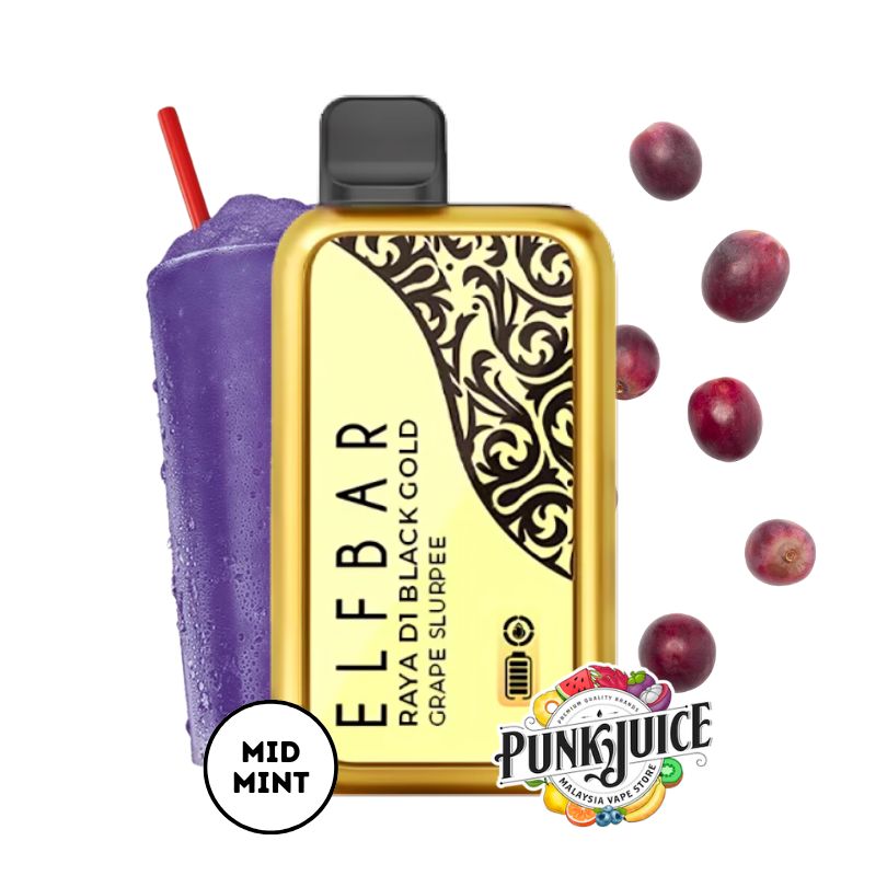 Elf Bar RAYA D1 (13K) 5% - LED Screen - Disposable Pod
