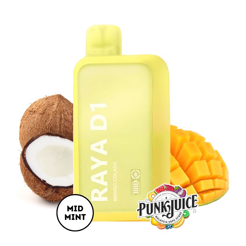 Elf Bar RAYA D1 (13K) 5% - LED Screen - Disposable Pod