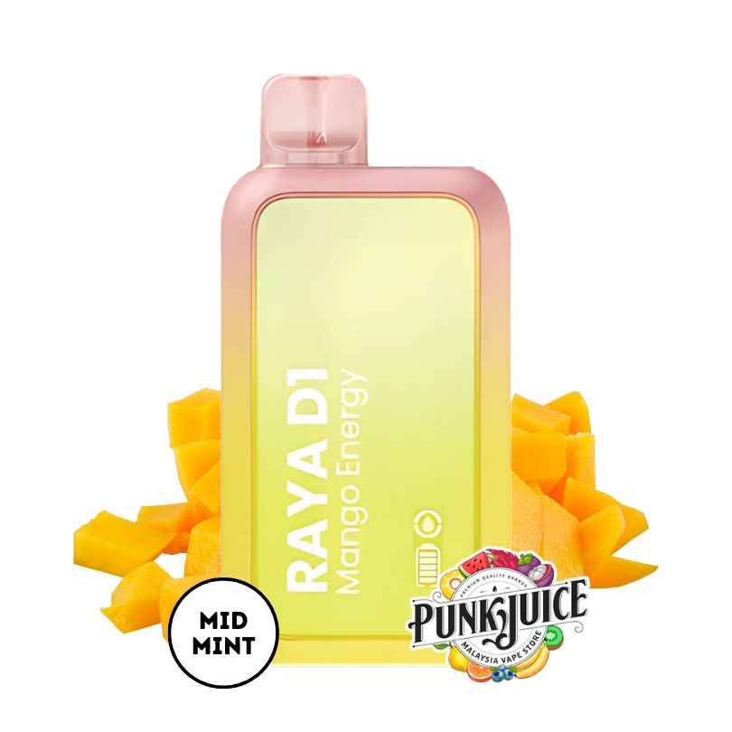 Elf Bar RAYA D1 (13K) 5% - LED Screen - Disposable Pod