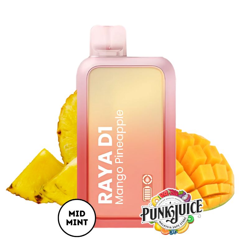 Elf Bar RAYA D1 (13K) 5% - LED Screen - Disposable Pod