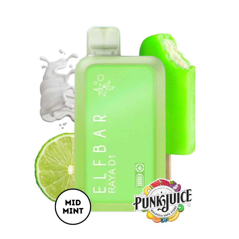 Elf Bar RAYA D1 (13K) 5% - LED Screen - Disposable Pod