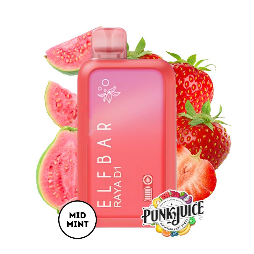 Elf Bar RAYA D1 (13K) 5% - LED Screen - Disposable Pod