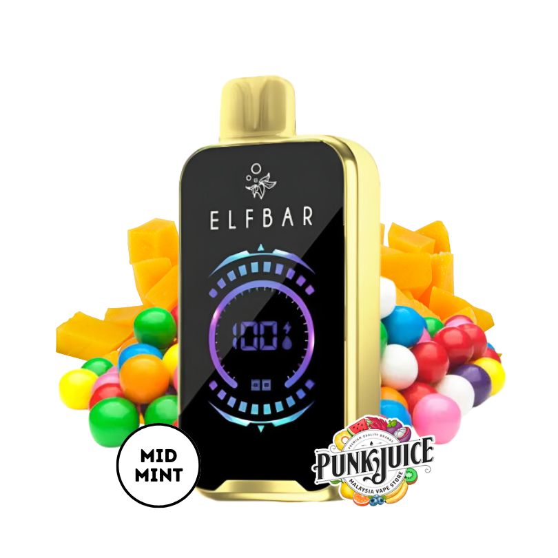 Elf Bar RAYA D2 (20K) 5% - LED Screen - Disposable Pod