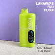 LANAVAPE FIZZ 12,000 3% - Led Screen - Disposable Pod