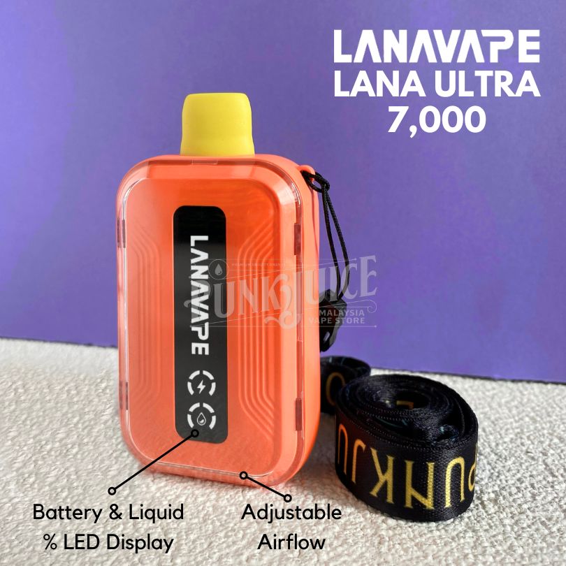 LANAVAPE ULTRA 7000 3% - Led Screen - Disposable Pod