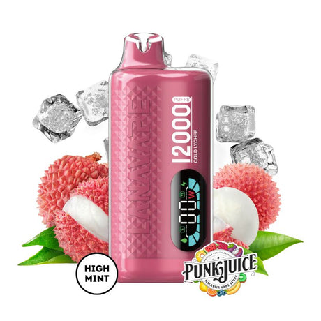 LANAVAPE FIZZ 12,000 3% - Led Screen - Disposable Pod