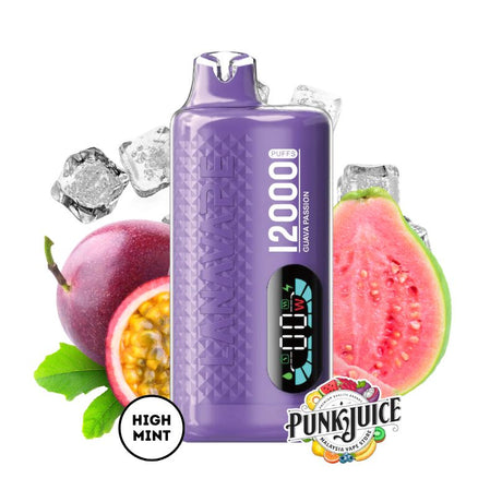 LANAVAPE FIZZ 12,000 3% - Led Screen - Disposable Pod