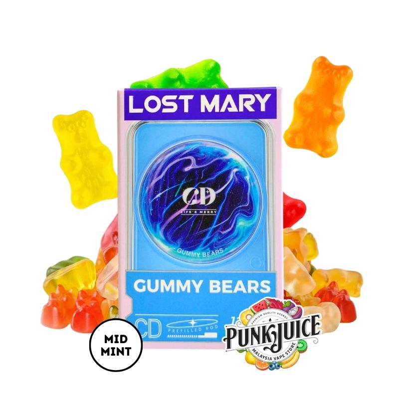 Lost Mary CD 12,000 5% Disposable Pod - Gummy Bears Cartridge