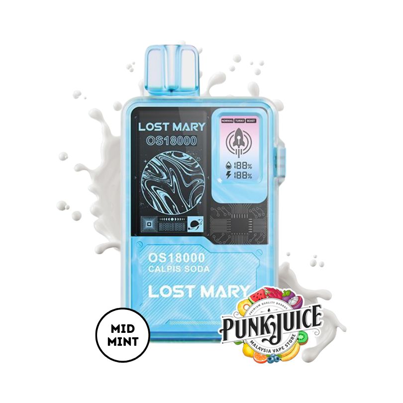 Lost Mary OS18000 (18K) 5% - Led Screen - Disposable Pod