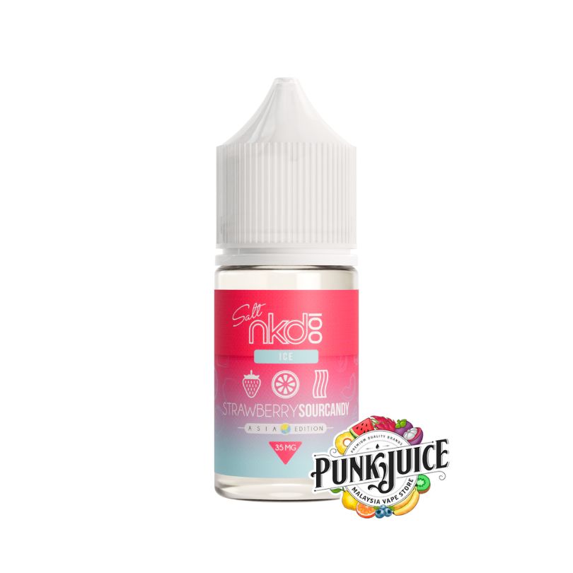 Naked 100 - Strawberry Sour Candy Ice (Asia Edition) - Salt - 30ml