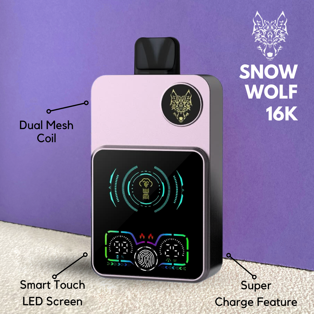 SnowWolf (16K) 5% - Led Screen - Disposable Pod