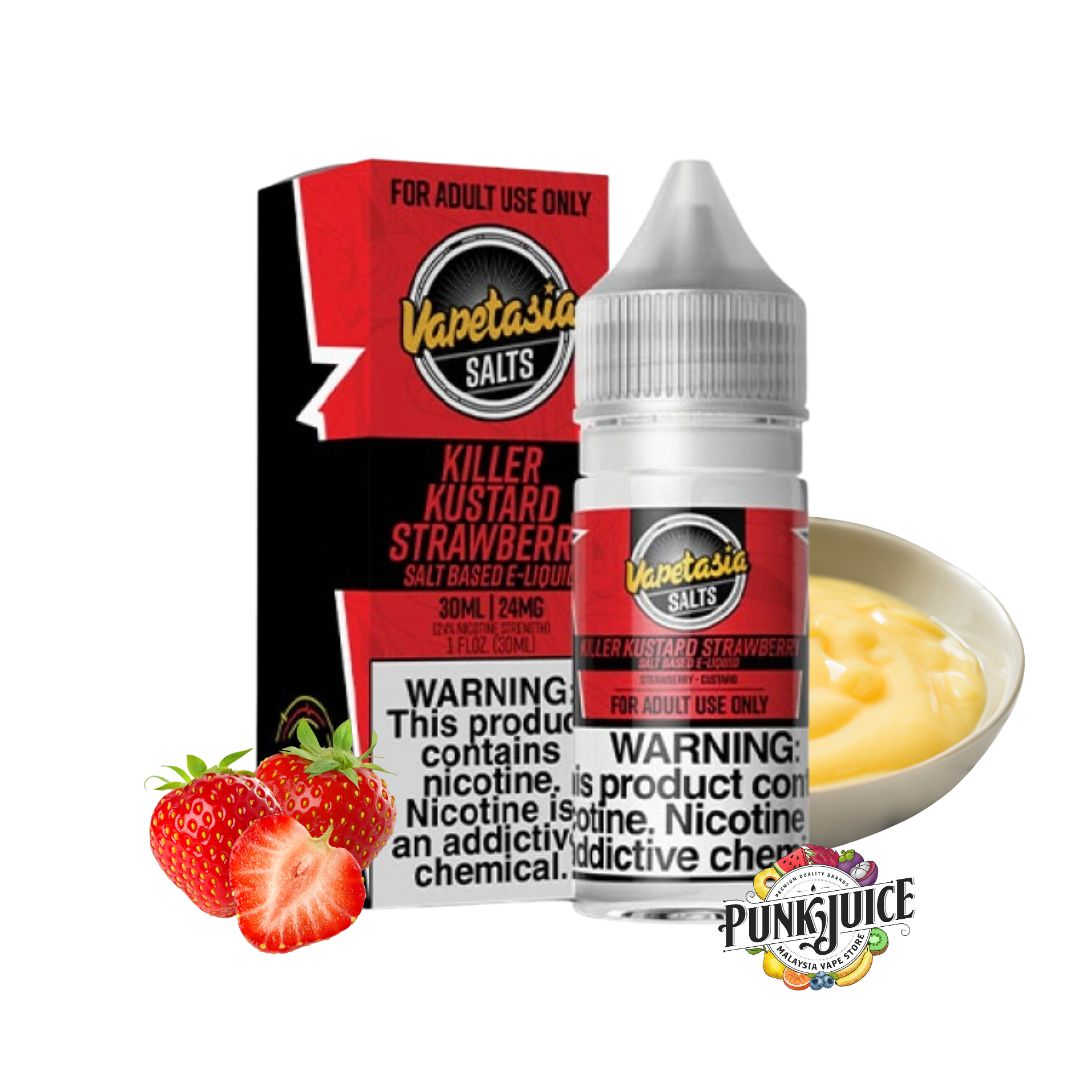 Vapetasia - Killer Custard Strawberry - Salt - 30ml