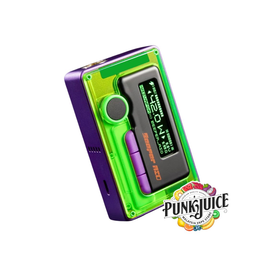 WizVapor Beeper AIO Box Mod Starter Kit - Acid Purple