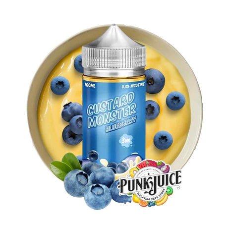 Custard Monster - Blueberry - 100ml