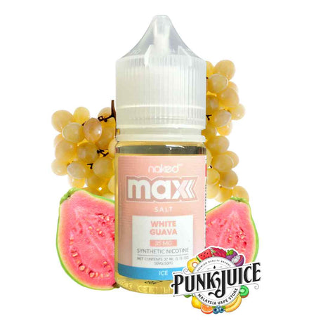 Naked 100 MAX - White Guava Ice - Salt - 30ml